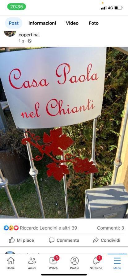 Casa Paola Nel Chianti Bed & Breakfast Castelnuovo Berardenga Bagian luar foto